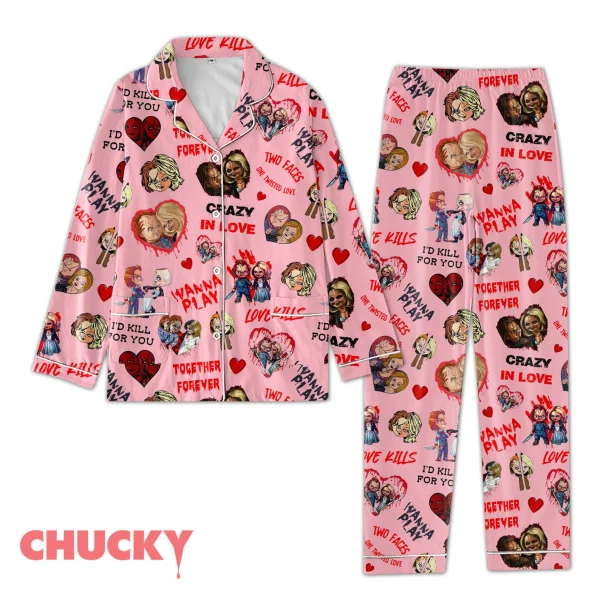 Chucky Valentine Pajamas Set