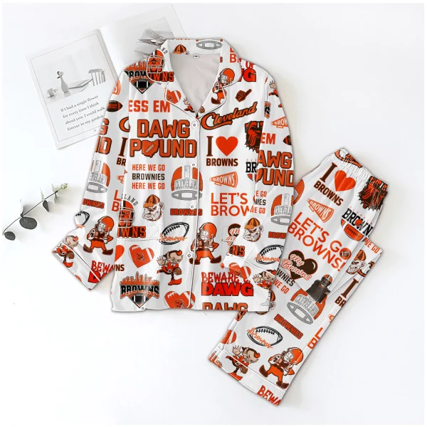 Cleveland Browns Icons Bundle Pajamas Set