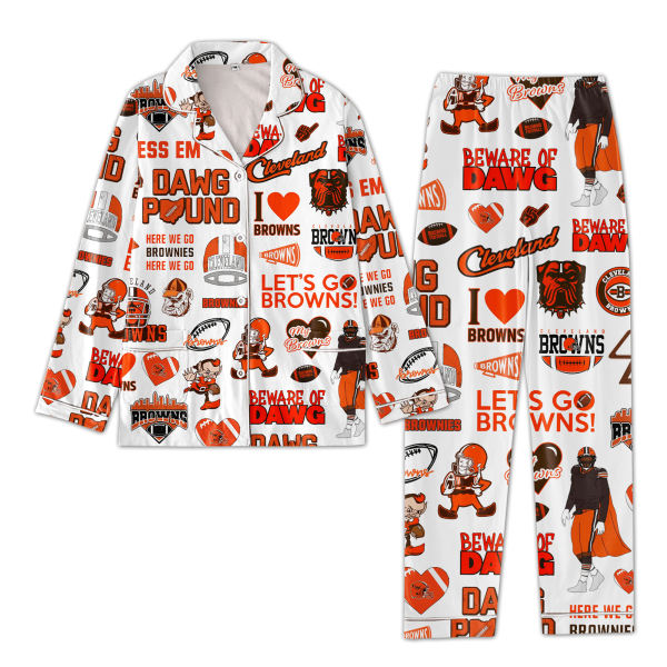 Cleveland Browns Icons Bundle Pajamas Set
