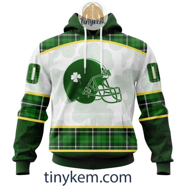 Cleveland Browns Shamrock Customized Hoodie, Tshirt: Gift For St Patrick Day 2024