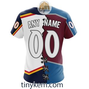 Colorado Avalanche Home Mix Reverse Retro Jersey Customized Hoodie Tshirt Sweatshirt2B7 NhQp2