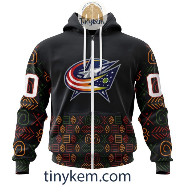 Columbus Blue Jackets Black History Month Customized Hoodie, Tshirt, Sweatshirt