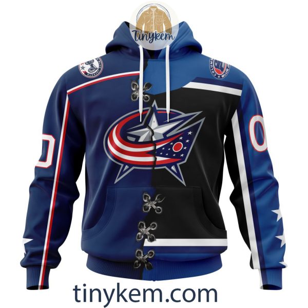 Columbus Blue Jackets Home Mix Reverse Retro Jersey Customized Hoodie, Tshirt, Sweatshirt