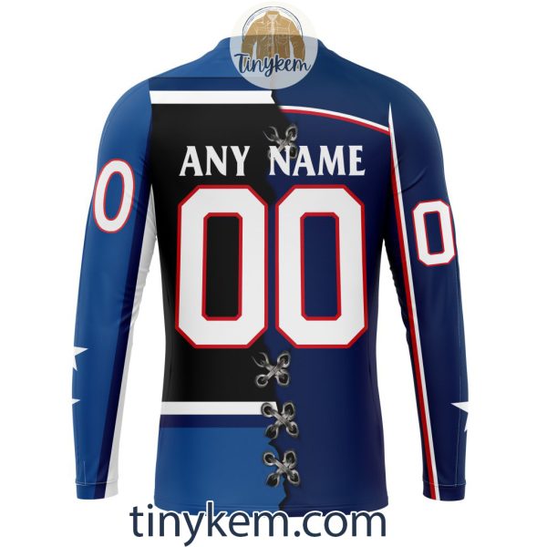 Columbus Blue Jackets Home Mix Reverse Retro Jersey Customized Hoodie, Tshirt, Sweatshirt