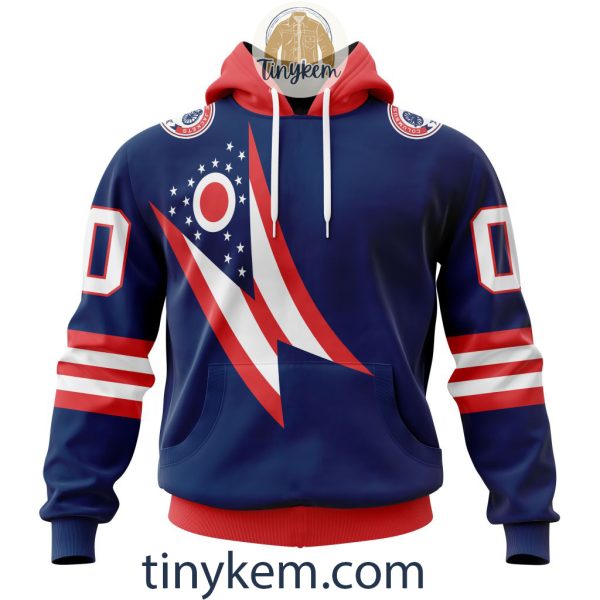 Columbus Blue Jackets Hoodie With City Connect Design