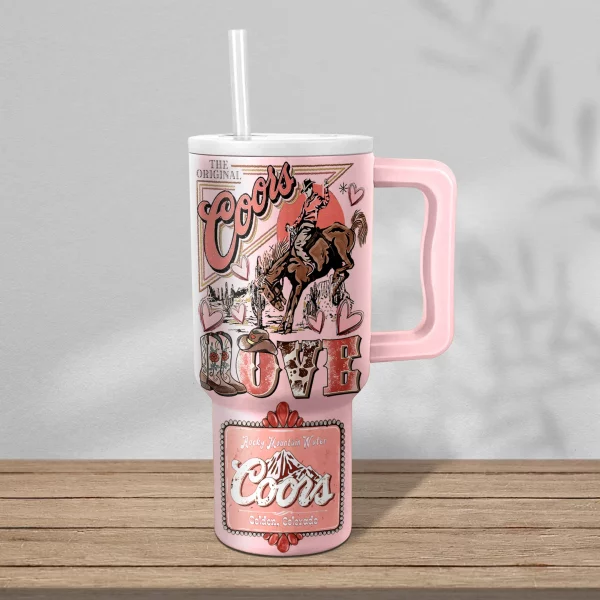 Coors Valentine Customized 40 Oz Tumbler