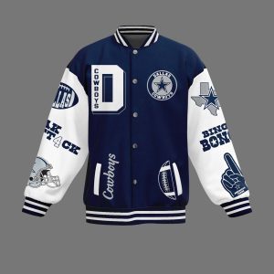Dallas Cowboys Baseball Jacket: We Dem Boyz