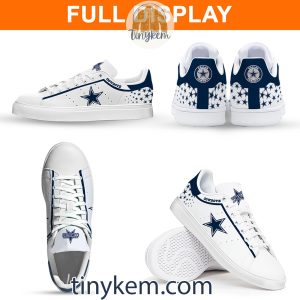 Dallas Cowboys Customized Leather Skate Shoes2B4 olXK2