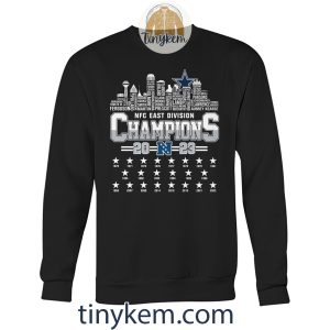 Dallas Cowboys NFC East Champions 2023 Shirt Two Sides Printed2B5 O8Zw9
