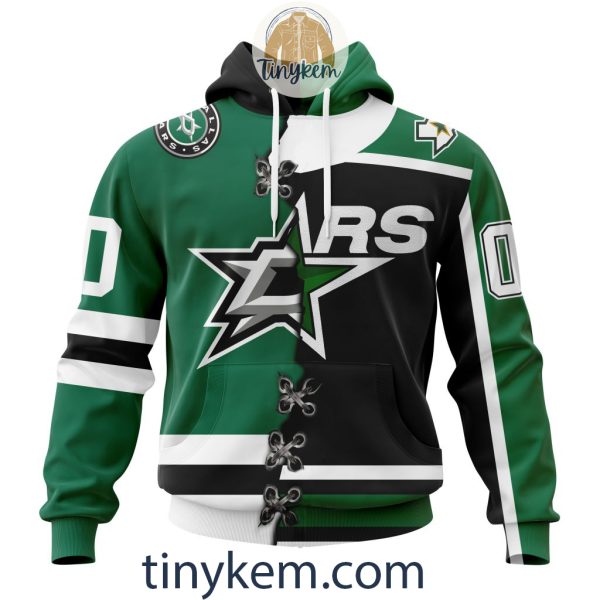 Dallas Stars Home Mix Reverse Retro Jersey Customized Hoodie, Tshirt, Sweatshirt