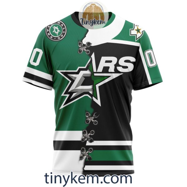 Dallas Stars Home Mix Reverse Retro Jersey Customized Hoodie, Tshirt, Sweatshirt