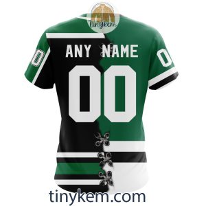 Dallas Stars Home Mix Reverse Retro Jersey Customized Hoodie Tshirt Sweatshirt2B7 1rXMS