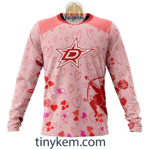 Dallas Stars Valentine Hoodie Tshirt Sweatshirt2B4 WB4EE
