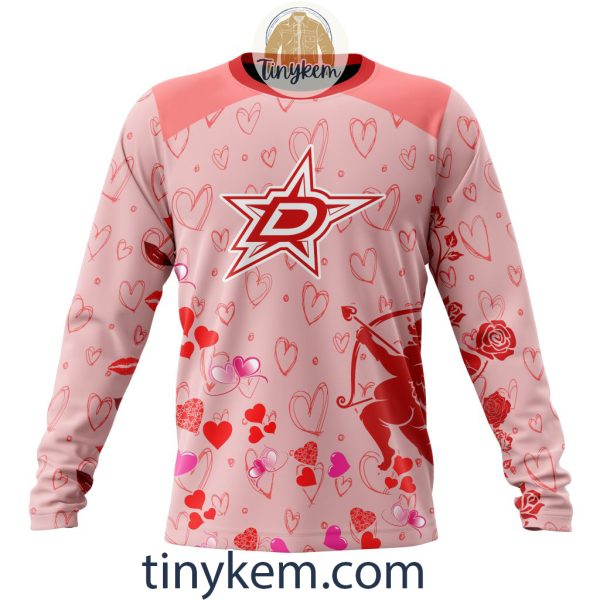 Dallas Stars Valentine Customized Hoodie, Tshirt, Sweatshirt