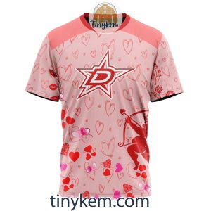 Dallas Stars Valentine Hoodie Tshirt Sweatshirt2B6 ZRua7