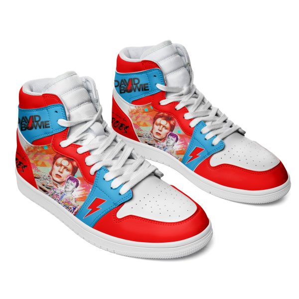 David Bowie Air Jordan 1 High Top Shoes: We Can Be Heroes