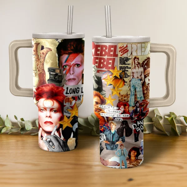 David Bowie Rebel 40Oz Tumbler