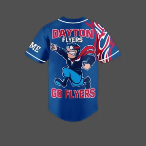 Dayton Flyers Customized Baseball Jersey2B3 oEVi5