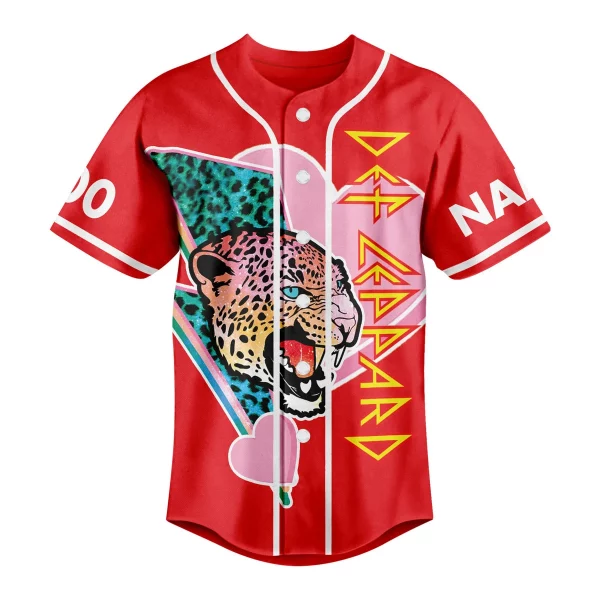 Def Leppard Valentine Customized Baseball Jersey