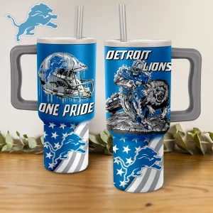 Detroit Lions 40 Oz Tumbler: One Pride