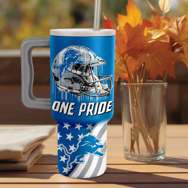 Detroit Lions 40 Oz Tumbler: One Pride