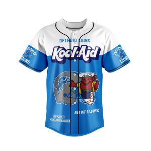 Detroit Lions Kool-Aid Customized Baseball Jersey