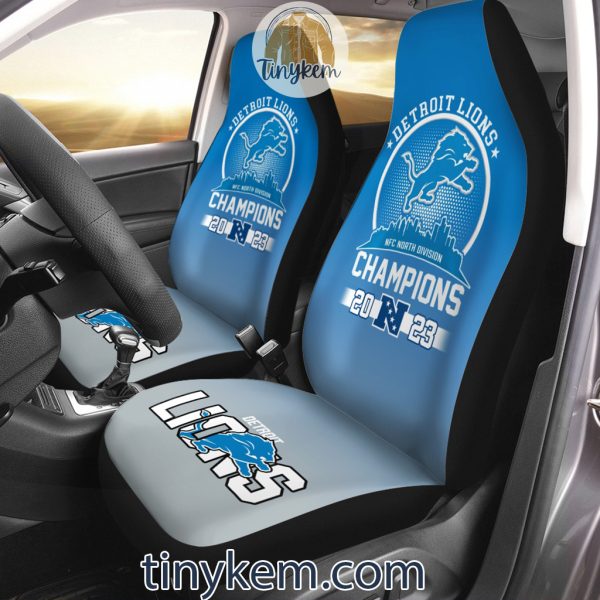 Detroit Lions NFC North Champions 2023 Car Seat Cover