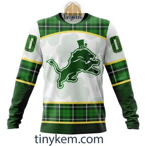 Detroit Lions Shamrock Customized Hoodie2C Tshirt Gift For St Patrick Day 20242B4 80zau