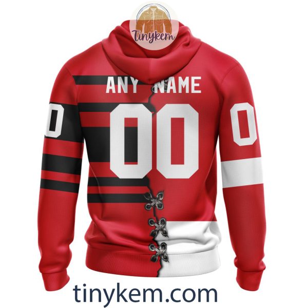 Detroit Red Wings Home Mix Reverse Retro Jersey Customized Hoodie, Tshirt, Sweatshirt