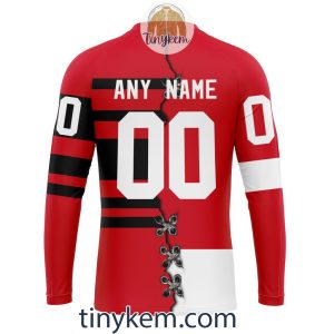 Detroit Red Wings Home Mix Reverse Retro Jersey Customized Hoodie Tshirt Sweatshirt2B5 5hwnl