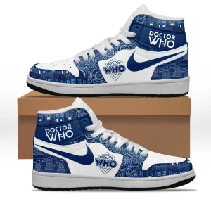 Doctor Who Customized Air Jordan 1 High Top Shoes
