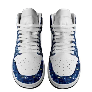 Doctor Who Customized Air Jordan 1 High Top Shoes