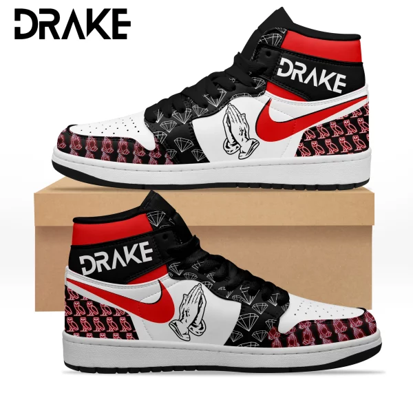 Drake Customized Air Jordan 1 High Top Shoes