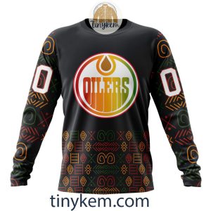 Edmonton Oilers Black History Month Customized Hoodie Tshirt Sweatshirt2B4 dJ7ns