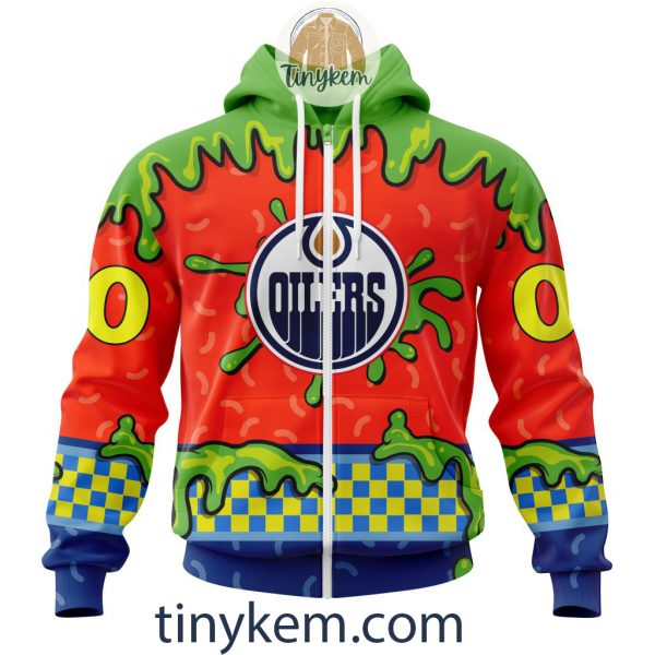 Edmonton Oilers Nickelodeon Customized Hoodie, Tshirt, Sweatshirt