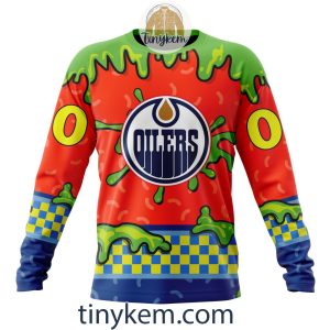 Edmonton Oilers Nickelodeon Customized Hoodie Tshirt Sweatshirt2B4 N9EDP