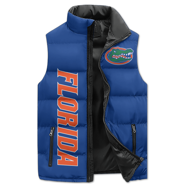 Florida Basketball Puffer Sleeveless Jacket: The Gators Nation