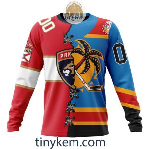 Florida Panthers Home Mix Reverse Retro Jersey Customized Hoodie Tshirt Sweatshirt2B4 tDYvg