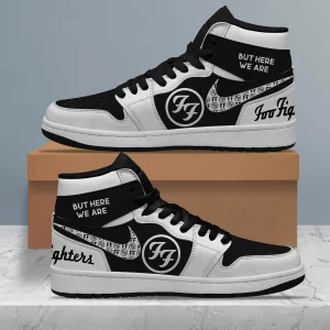 Foo Fighters Custom Air Jordan 1 High Top Shoes