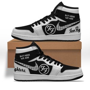 Foo Fighters Custom Air Jordan 1 High Top Shoes2B5 8BUuc