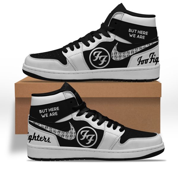 Foo Fighters Custom Air Jordan 1 High Top Shoes