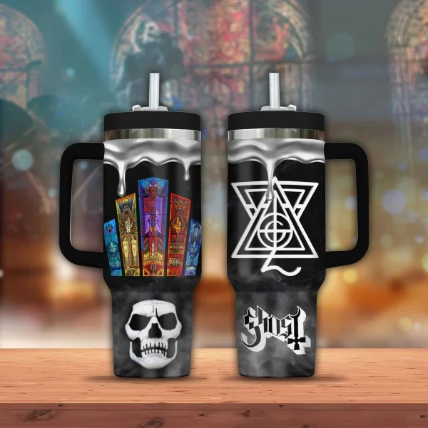 Ghost Band 40 Oz Tumbler