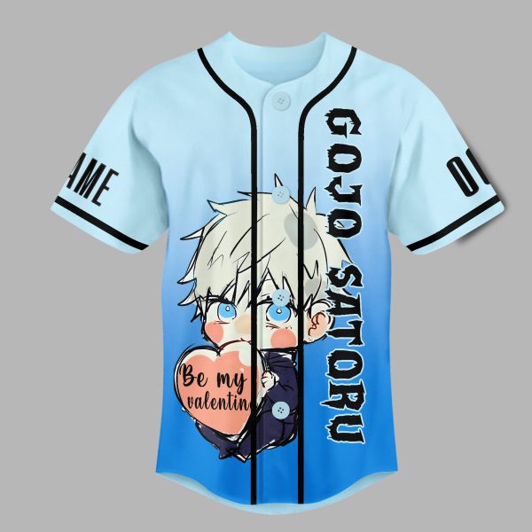 Gojo Satoru Customized Baseball Jersey: Be My Valentine