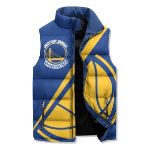 Golden State Warriors Puffer Sleeveless Jacket Rooting For Your Warriors2B2 sPZpg