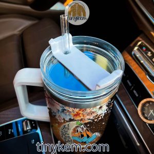 Goofy Customized 40 Oz Tumbler I Love You To The Moon and Back 2B4 y65WU