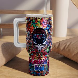 Grateful Dead Hippie 40 Oz Tumbler2B3 2PO1R