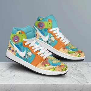 Grateful Dead Retro Air Jordan 1 High Top Shoes2B3 2ikuE