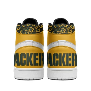 Green Bay Packers Air Jordan 1 Customized Shoes2B3 K7q4c