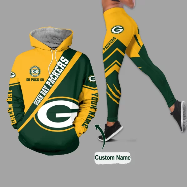 Green Bay Packers Customized Hoodie Leggings Set