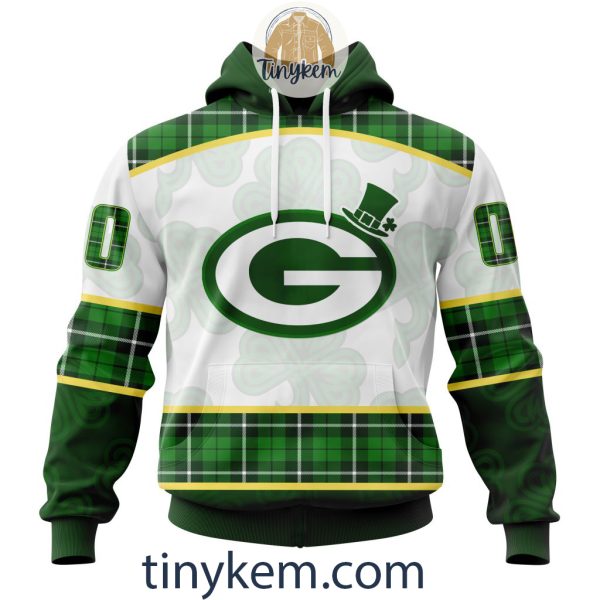Green Bay Packers Shamrock Customized Hoodie, Tshirt: Gift For St Patrick Day 2024